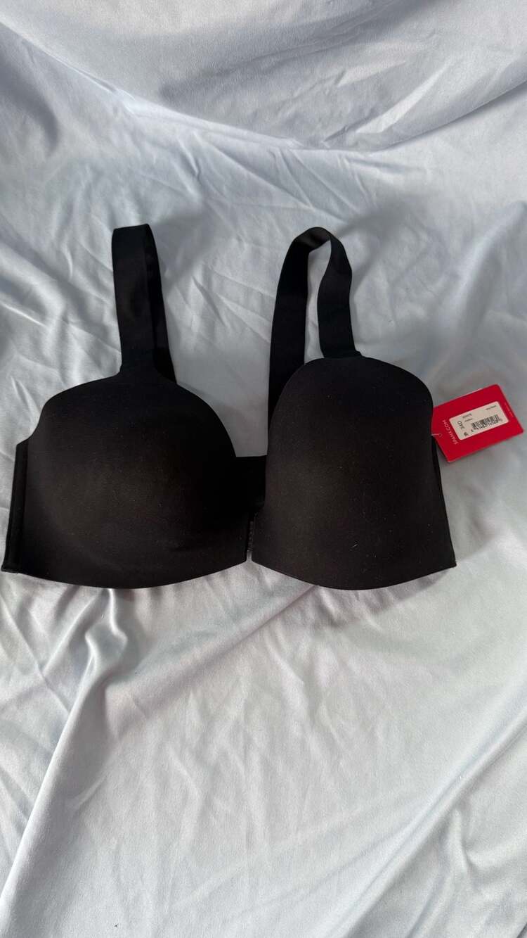 Spanx Bra-llelujah! Wireless Bra Very Black Size 34D New With Tags